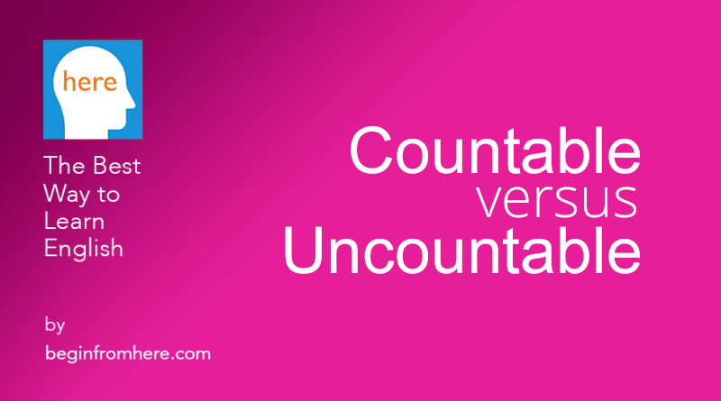 Countable versus Uncountable
